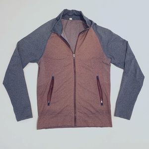 Orange and Gray Lululemon Jacket Size Small